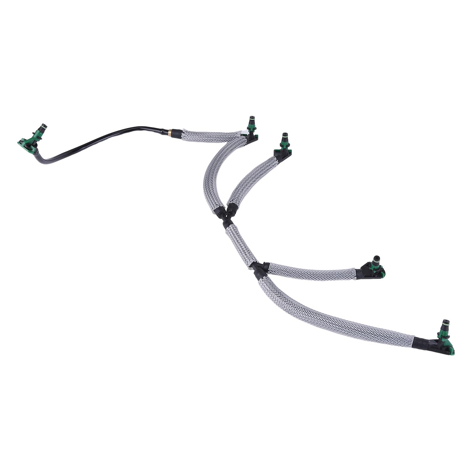 ihreesy Fuel Injector Leak Off Return Pipe Compatible for F*ord C-Max II Focus III Galaxy III Kuga II Modeo V S-Max, for C*itroen C4 C5 DS4 DS5 Fuel Return Leak Off Pipe Replace#9844585580 9674231880