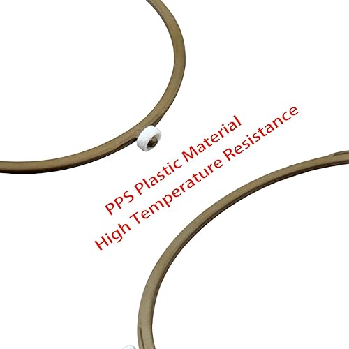 Miniatura 4 de Anillo giratorio de microondas de 7.45 pulgadas, soporte para bandeja de vidrio, anillo interior de repuesto, para microondas, placa giratoria de