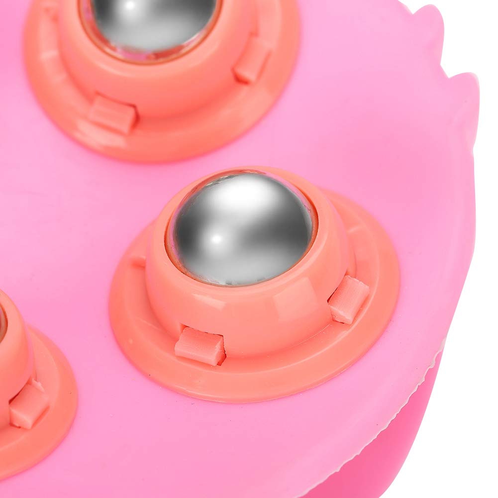 Ruining 360-Grad-Edelstahl-Rollenmassagegerät, Körper-Cellulite-Massagehandschuh, langlebig, klein für Ganzkörperpflege, verbessert den Schlaf, vertreibt Müdigkeit, Linderung von Muskelschmerzen