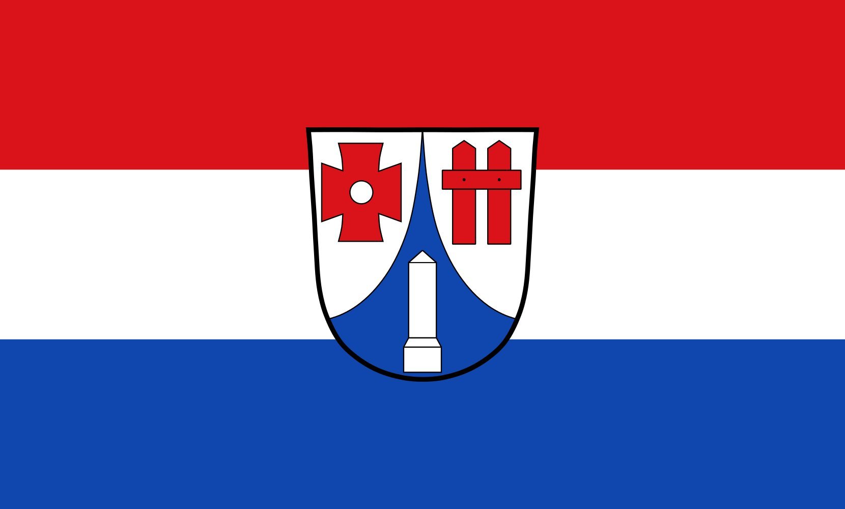Drapeau Paysage Hattenhofen Grand Format 1.35m² pour Mât Extérieur
