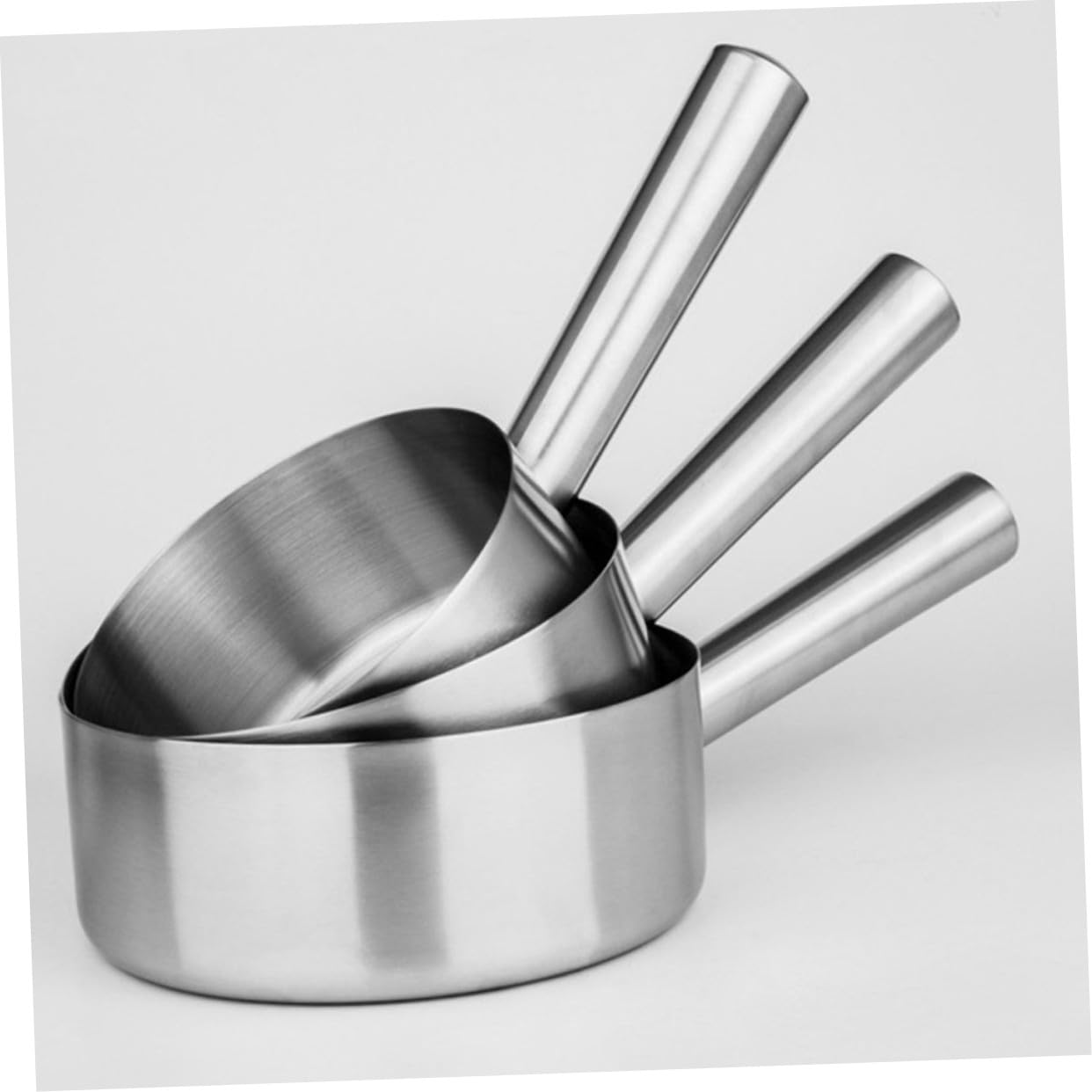 LIFKOME Louche Acier Inoxydable Capacité Manche Long pour Cuisine Salle de Bain et Jardin Résistante Rouille Facile à Nettoyer