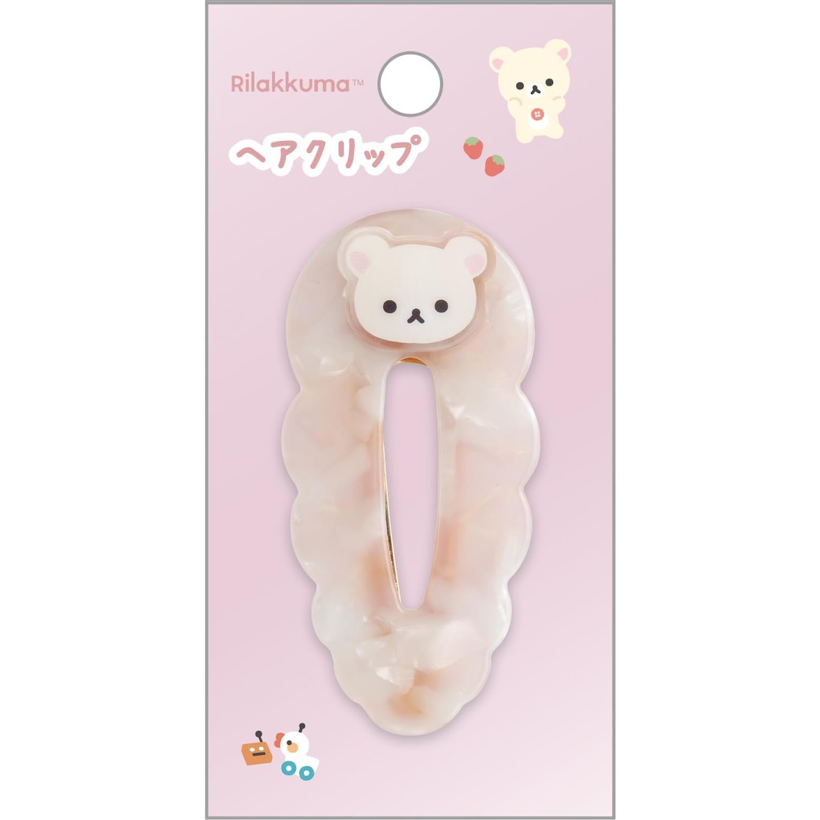 サンエックス(San-X) リラックマ ヘアクリップ コリラックマ FE48302 H7×W3.4×D1.7cm