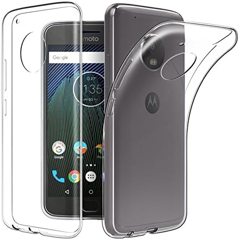 Tektide Case Compatible for Tektide Moto E4, [Invisible Armor] Xtreme Slim, Clear, Soft, Lightweight, Shock Absorbing TPU Rubber Bumper Case/Back Cover