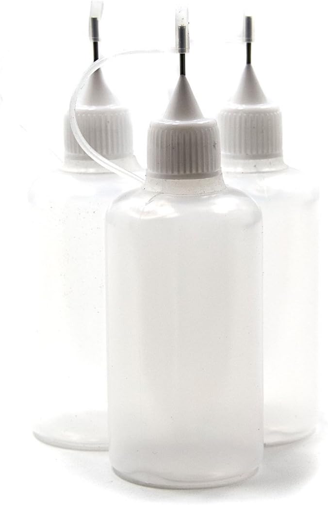 5pcs 50ml Steel Needle Drip Tip Plastic Empty Bottle | Storage Size for E-Juices & Liquids