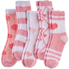 5 Pairs Pink Heart B