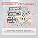 YDMON 2760160520 Cylinder Head Gasket with Seal Set, Compatible with Mercedes-Benz GLE350 C350 SLK350 M276 X218 A207 W166 W221 3.5L 2011-2018, Automotive Engine Replaces Part 2760160220