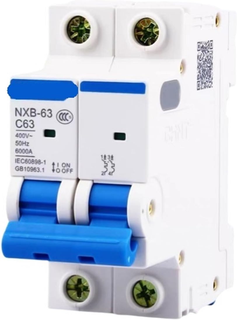 NXB-63 Small Household Circuit Breaker DZ47 Upgraded Air Open 2P63A16A10A32A25A(2A)
