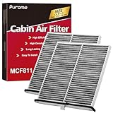 Puroma Cabin Air Filter with Activated Carbon, Replacement for CF11811, CPJ6X, CAF1907P, CAF1907C,