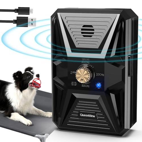 Antiladridos con 3 Modos, Automático Ahuyentador de Perros Alcance Hasta 15m, Dispositivo Anti Ladridos Antiladridos para Perros Ultrasonido para Cachorros Perros PequeñOs, Medianos y Grandes