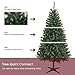New One 6.5ft Christmas Tree, Xmas Tree, Prelit Artificial Christmas Tree with 250 Color Changing LED Lights,Pre-Lit Holiday Xmas Tree for Home Office Party， UL Listed Tree, Easy to Assemble