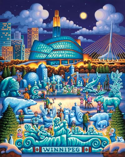 Rompecabezas Dowdle Personal Winnipeg 210 Piezas miniatura 2