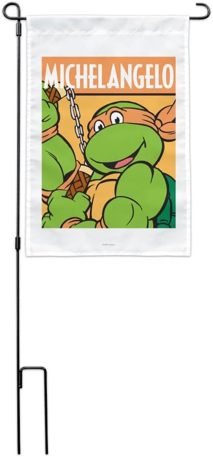 Teenage Mutant Ninja Turtles Michelangelo Garden Yard Flag