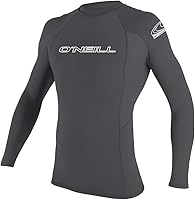 O'Neill Men's Basic Skins Long Sleeve Rash Guard - UPF 50+ UV & Rash Protection for Surfing, Swimming & Outdoor Sports