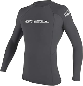 O'Neill Men s Basic Skins Long Sleeve Rashguard, UPF 50+ Sun and Rash Protection for Surfing and All Outdoor Activities