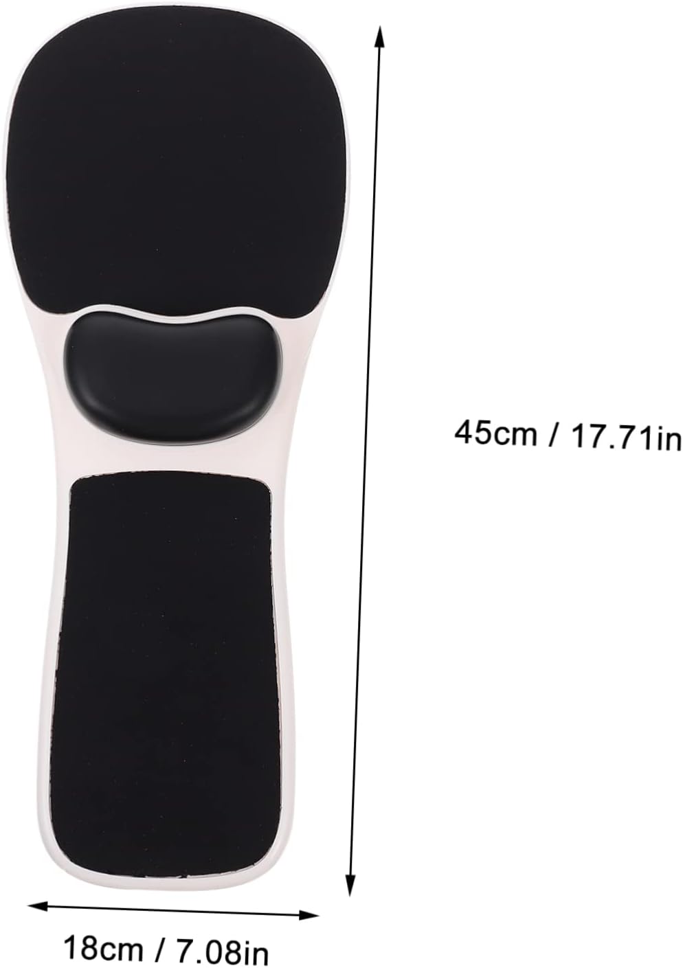 Ergonomic Memory Foam Elbow Support Board Convenient Hand Bracket for Computer Desks Comfortable Arm Rest for Gaming and Office Use Black