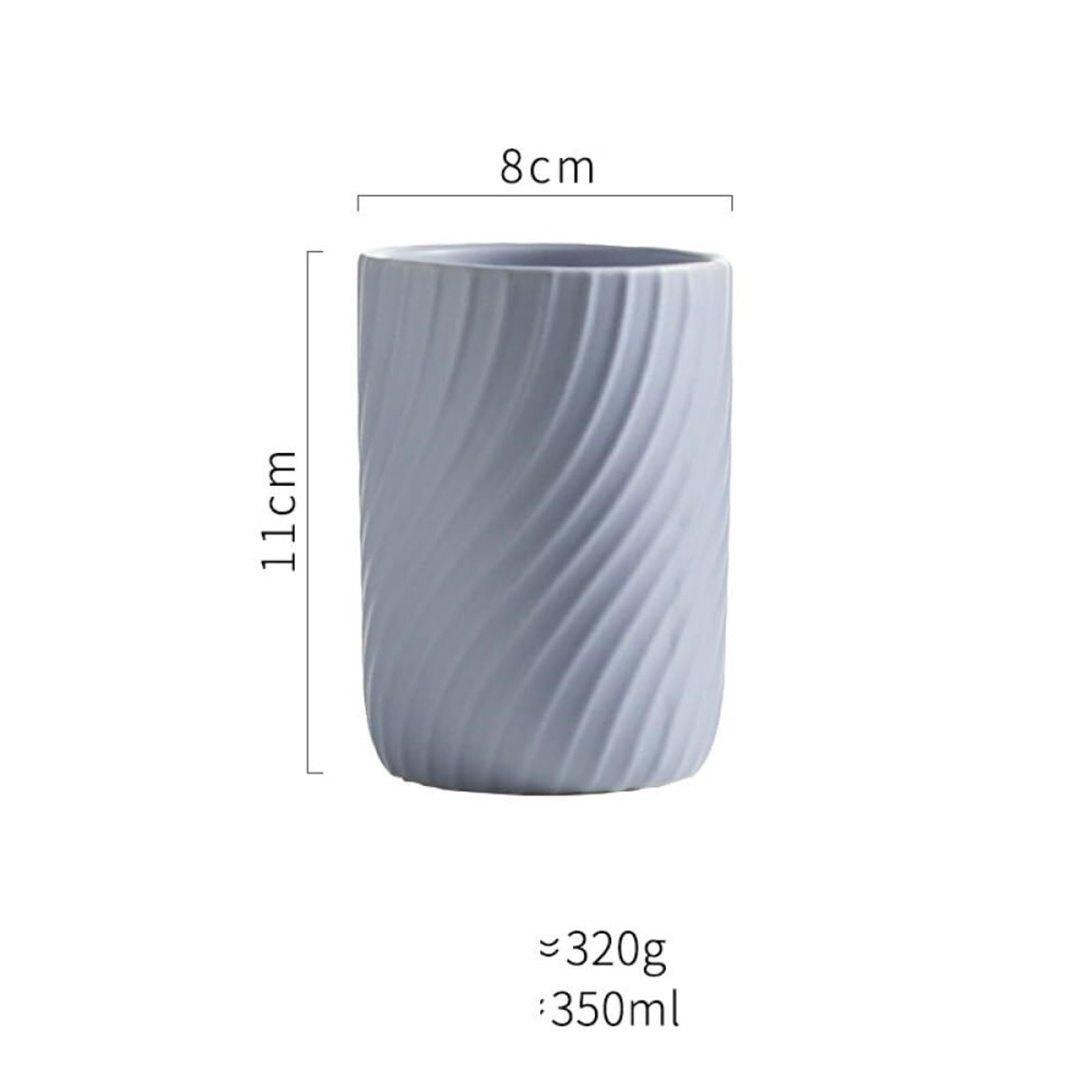 Set di accessori per il bagno 3-Piece Striped Includes 1 Aromatherapy Bottle/1 Cup Liquid Soap Dispenser Or Arredamento per gli affittuari