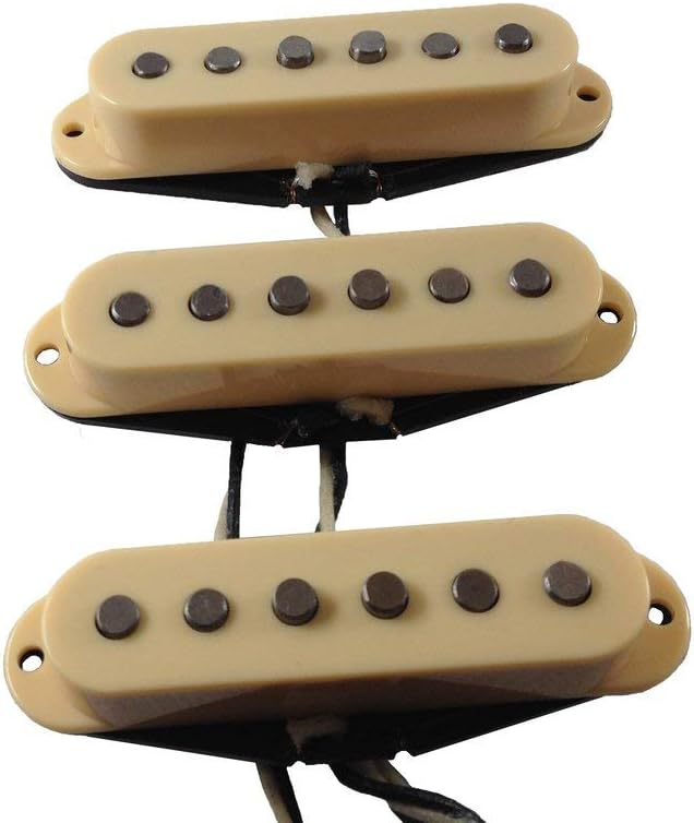 Alegree handwound Frigid Haze - early '60s blues rock style Stratocaster neck pickup aged white cover