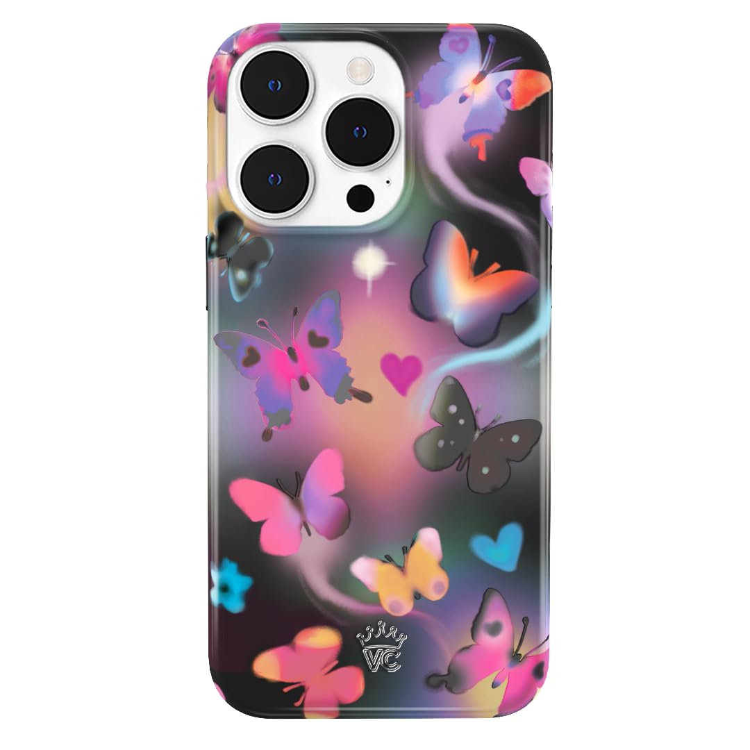 VELVET CAVIAR for iPhone 14 Pro Max Case Butterfly - Compatible with MagSafe - 10ft Drop Tested - Aurora Butterflies