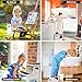 Kids Step Stools for Toddlers Bathroom Wood Toddler Step Stool Kitchen Counter Sink Baby Stepstools Bamboo Wooden Foot Bed Stool for Child Potty Training Toilet Stool Stepping Stool, White with Pads