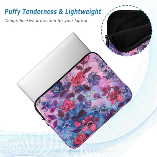 Funda para portátil 13-14 pulgadas impermeable floral miniatura 5