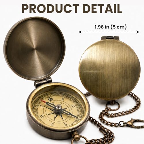 Brújula grabada personalizada Wrappiness para hombres miniatura 2