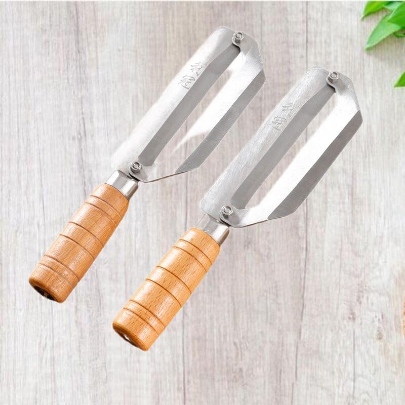 甘蔗削皮刀 Potato Peeler,Swivel Vegetable Peeler 削菠萝神器水果店切甘蔗专用刀多功能刨刀刮皮神器 Household Cleaning，Kitchen Storage Essentials