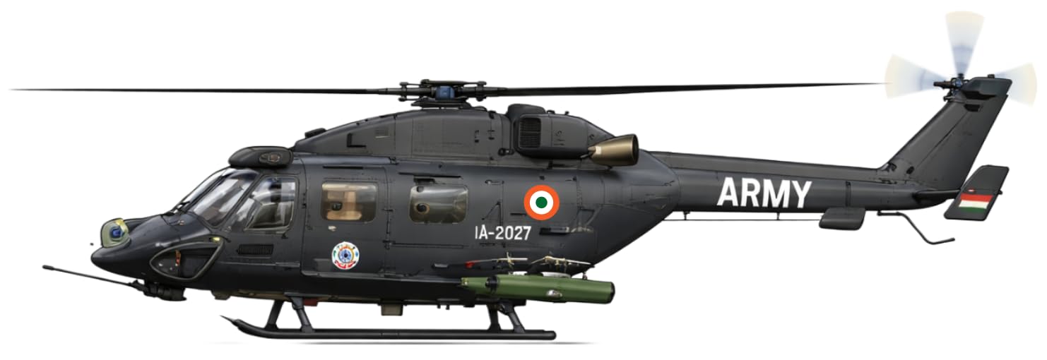 Rudra Helicopter Fridge Magnet, Indian Theme, Blue Color-image-47