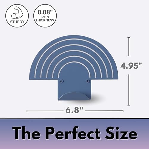 Miniatura 7 de ARTiLETTO Perchero decorativo diseño de arco iris de un solo o triple gancho, moderno perchero de pared para colgar abrigos, mochilas, sombreros y