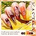 Esmaltes Semipermanentes, Kastiny 6+3 Calabaza Amarillo Hoja de arce Rojo Pintauñas Gel...