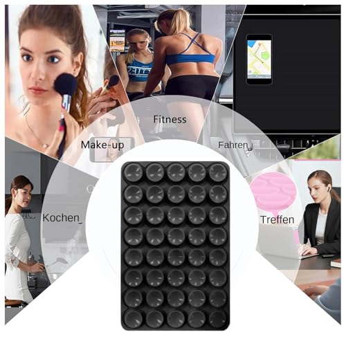 80 Cereales - Soporte Adhesivo para teléfono Inteligente, 80 Unidades, con, para teléfono móvil, Agarre para Fotos, vídeos, transmisión en, Selfies, Llamadas, Uso en Escritorio, Viajes - imagen 7