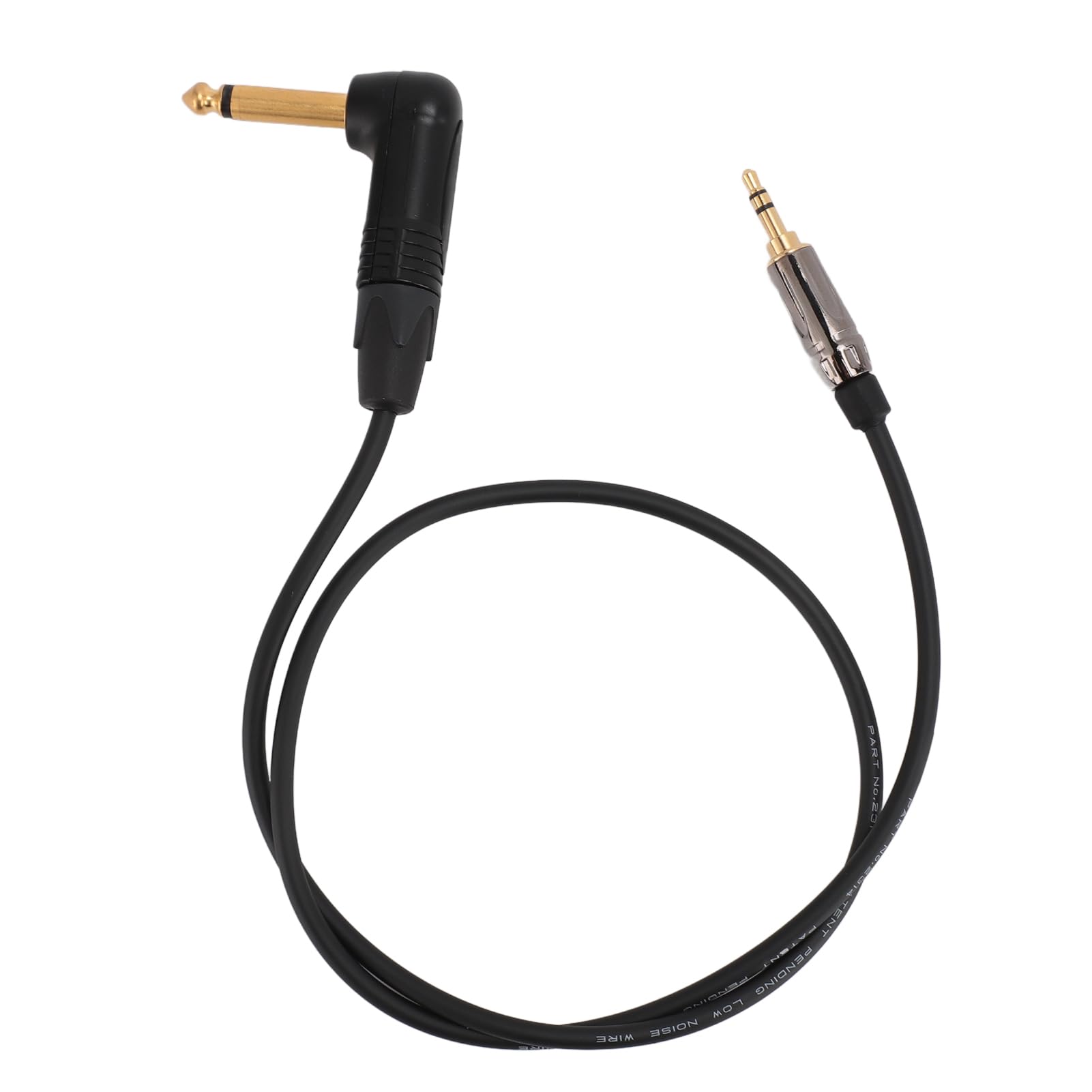 VBESTLIFE VBESTLIFEtu4afg0x17 - Cavo per sistema di chitarra Sennheiser G3 G4, jack da 3,5 mm a 6,35 mm, ad angolo retto a dritto, 75 cm
