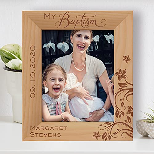 My Baptism Personalized Wooden Frame 8
