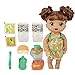 Baby Alive Magical Mixer Baby Doll Tropical Treat con Accesorios de licuadora, Bebidas, humedecer, Comer, Juguete de Pelo castaño para niños de 3 años en adelante