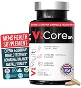 vimulti Premium Men’s Health Supplement – Supports Energy, Stamina, Muscle Recovery, Hormonal Hea...