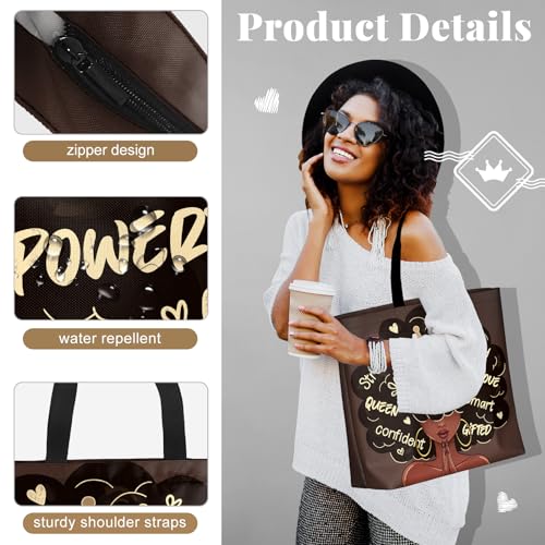 Bolso Tote Afroamericano Negro Mujer miniatura 4
