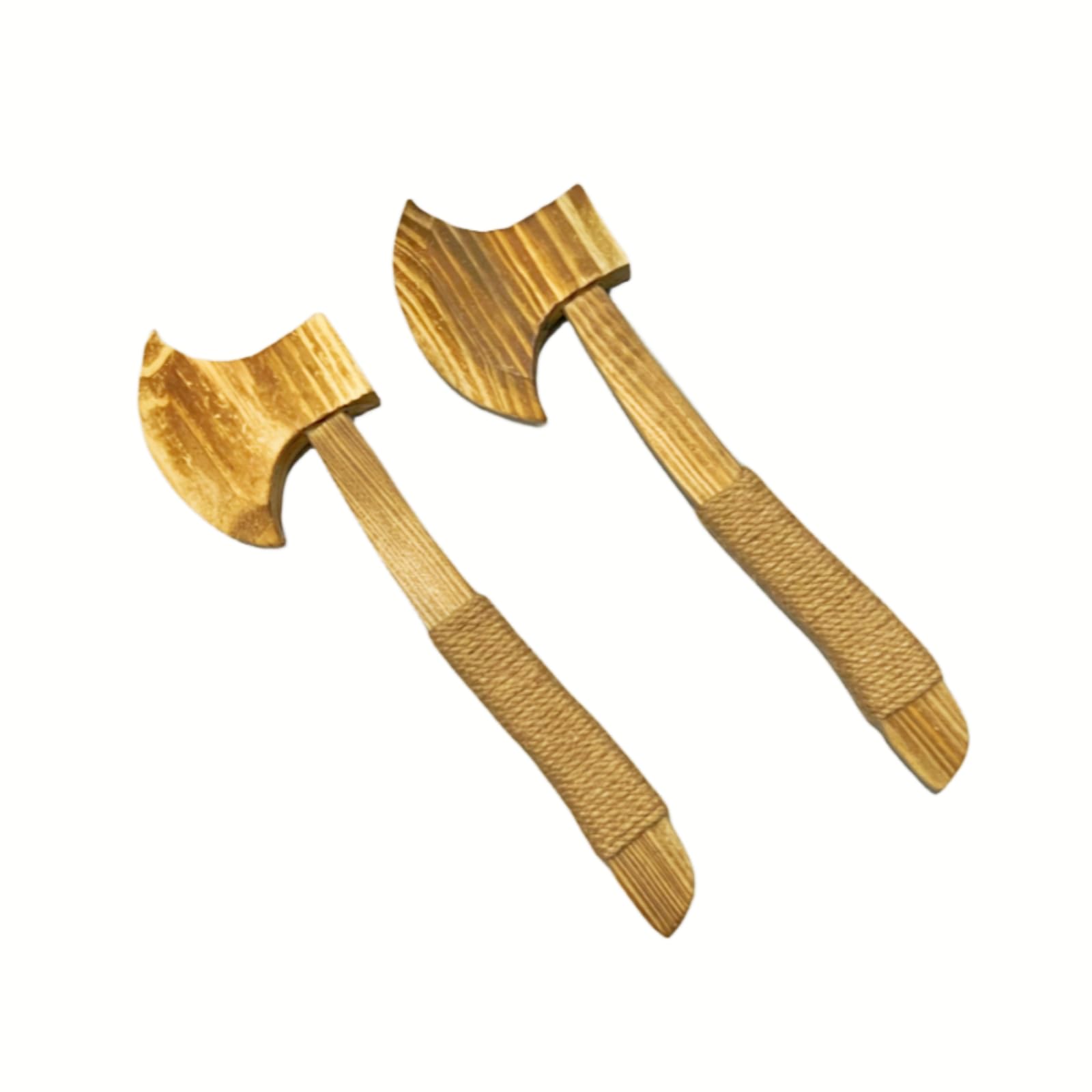 Handcrafted Wooden Toy Axe Set, 2 Pack, for Outdoor Adventure & Role-Playing