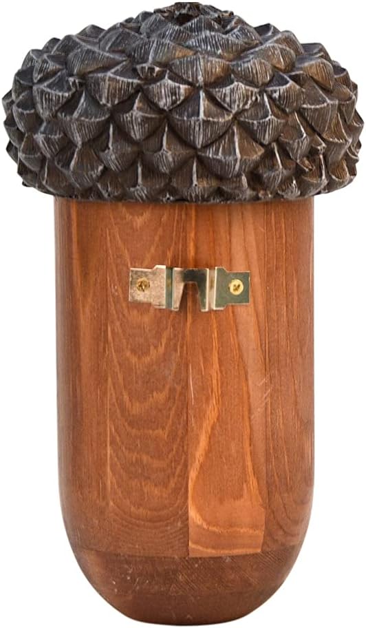 Esschert Design NK83 Acorn-Shaped Wood and Resin Birdhouse