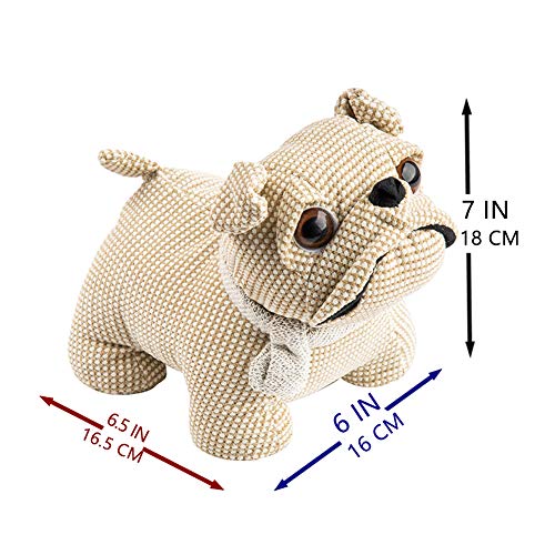 Marwood Cute Door Stopper Decorative Door Stops For Home And Office, Bulldog Weighted Interior Doorstop Fabric Stuffed Animal Door Stopper Floor Decorative #TOP2