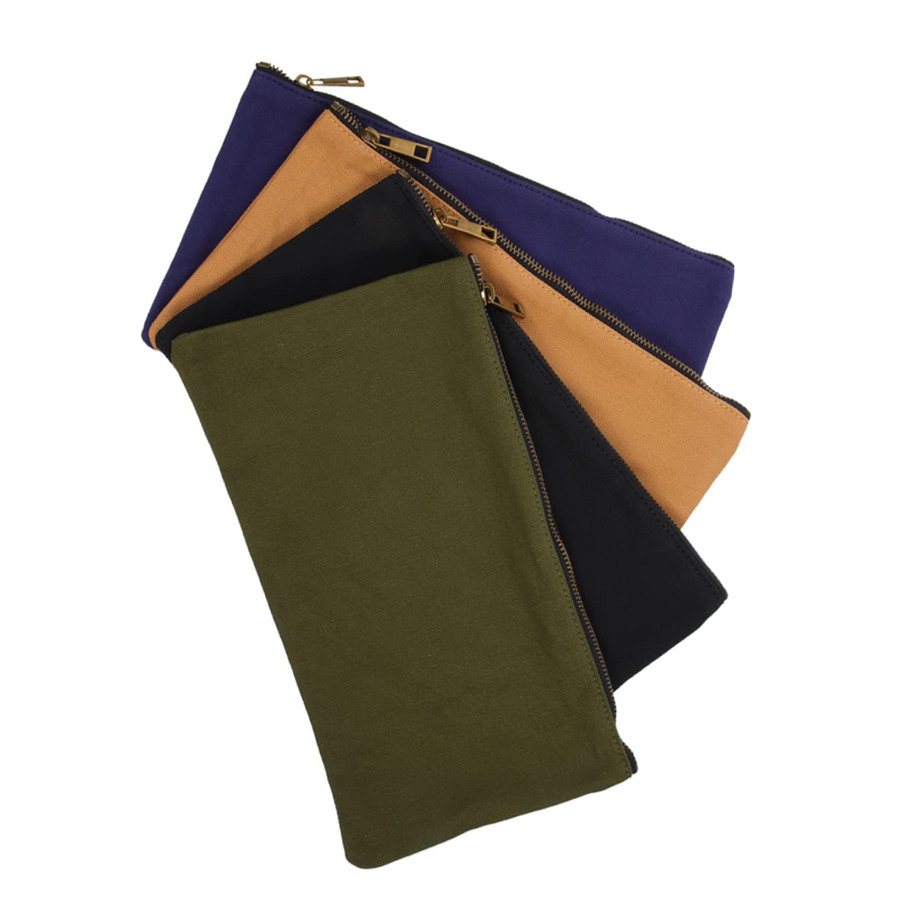 Borsa Porta Attrezzi Piccola Oxford Cerniera, Set 4 Pezzi Facile da Trasportare per Festa Scuola Decor e Organizzazione Utensili