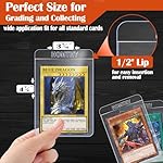50ct Semi Rigid Card Holders for Trading Cards, Card Sleeves with 1/2" Lip Baseball Card Protector for PSA, BGS, CSG Graded Card Submissions for Standard Card Collection and Display - Image 2