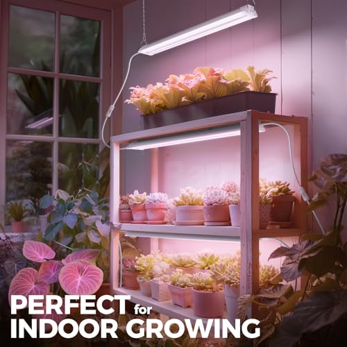 Image of Barrina TX36 2FT LED Grow Light, 36W(200W Equivalent), High PPFD, Full Spectrum, Hanging Plant Lights for Indoor Growing, Grow Lights for Seed Starting, Vegetables with On /Off Switch, Linkable, 1 Pack