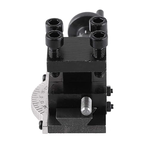 Miniatura 8 de Mini torno portaherramientas, acero de tungsteno giratorio 30 grados mini torno herramienta titular SN 10154 para C0 Mini Torno herramienta titular