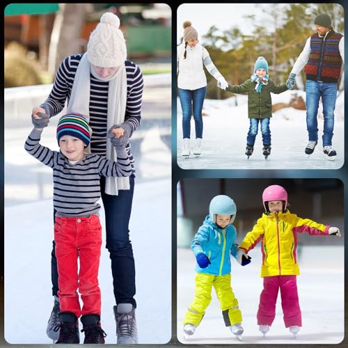 image for Shappy 2 Pair Figure Skating Gel Knee Pads Cushion and Support Knee Ca