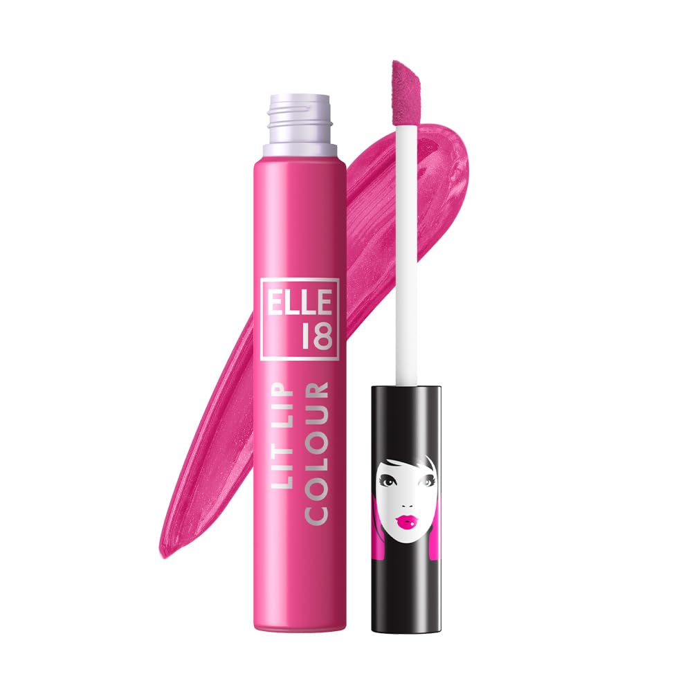Elle 18 Liquid Matte Lip Color Flashing Pink