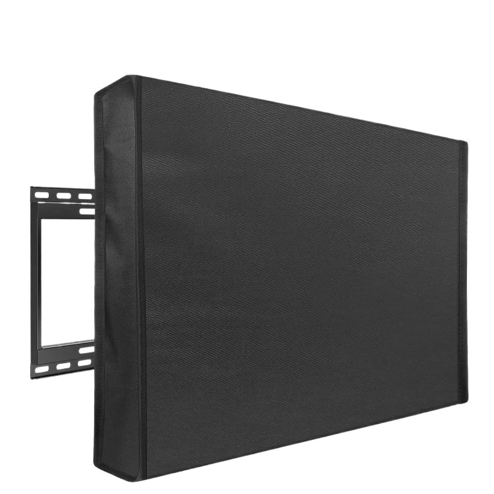 Funda Tv Exterior Outdoor Television Screen Cover, Waterproof Dustproof Oxford Fabric With Bottom, 22-55 Inch Sizes Protector Tv Exterior(FOR 55-58inch TV)