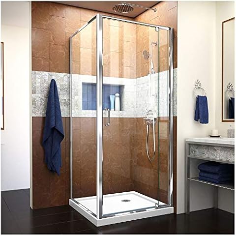 DreamLine Flex Semi-Frameless Pivot Shower Enclosure Cover