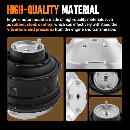 Image of AUTOKAY Oil Filled Hydraulic Engine Motor Mount for Mercedes Benz | C280 CLK320 E320,LH RH Sides, 2 Pcs, 102537, 2022404917, 2032400517, 9562
