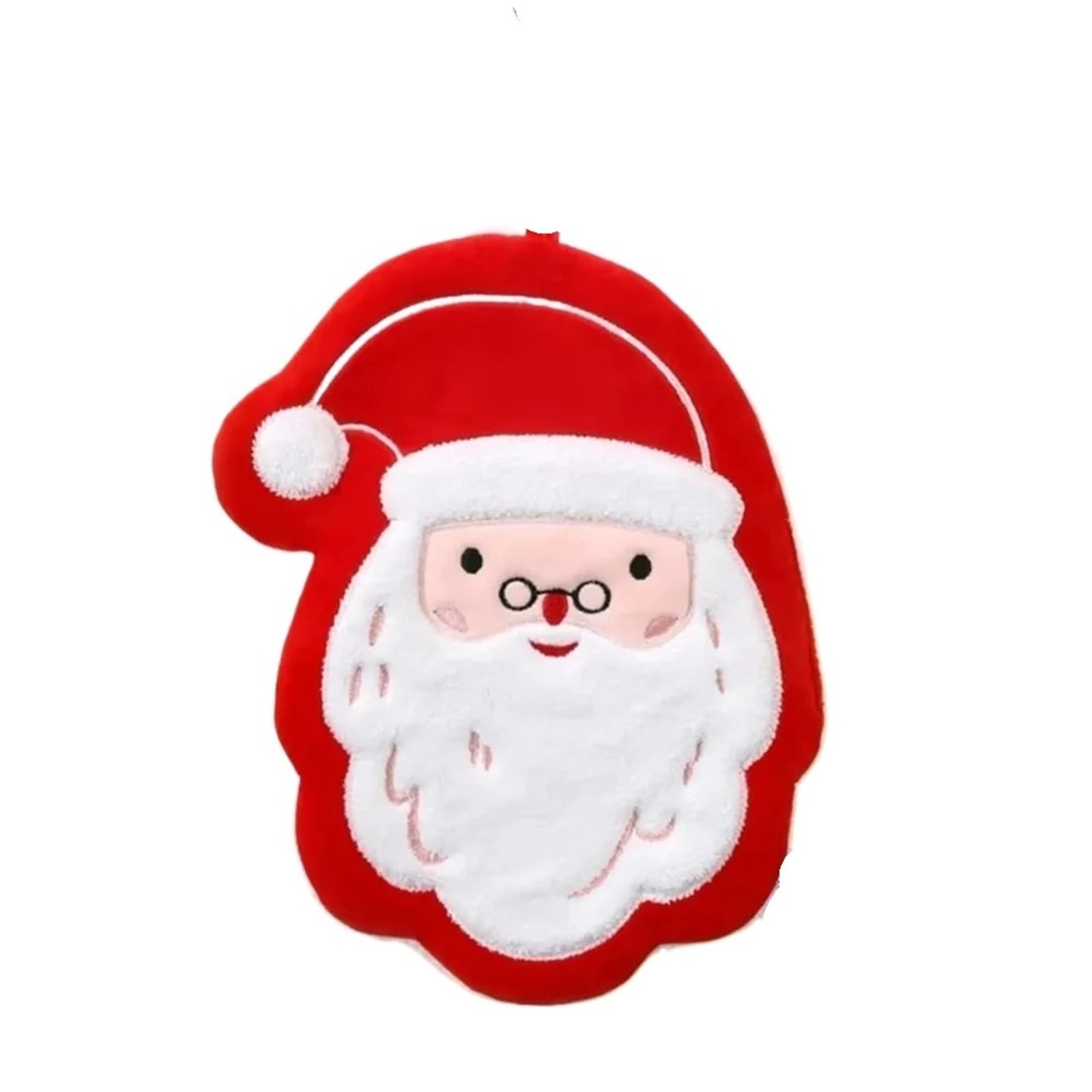 PPdingding 2pcs Cute Christmas Snowman Hand Towels - Coral Velvet Absorbent Dishcloths for Bathroom & Kitchen Cleaning(Santa)