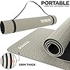 RDX-Yoga-Mat-TPE-6mm-Thick-with-Straps-and-Carry-Bag-Reach-ROHS-Certified-Eco-Friendly-Non-Slip-Mats-for-Men-Women-Home-Gym-Fitness-Workout-Exercise-Pilates-Aerobic-Planks-183-x-61-x-06CM RDX Yoga Mat TPE 6mm Thick with Straps and Carry bag, REACH ROHS Certified, Eco Friendly Non Slip Mats for Men Women, Home Gym Fitness Workout Exercise Pilates Aerobic Planks, 183 x 61 x 0.6CM