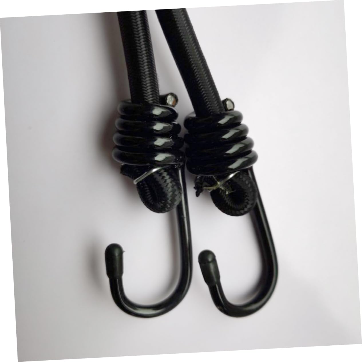 4 Pièces Corde Élastique Crochet Corde Élastique pour Bagages et Légère Fixation de Tentes Activités en Extérieur